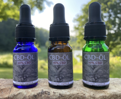 Unser CBD Öl in 3 Varianten